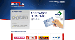 Desktop Screenshot of madezem.com.br