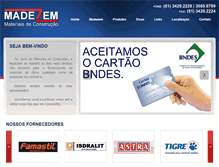 Tablet Screenshot of madezem.com.br